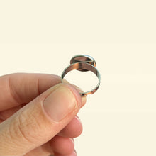 Carica l'immagine nel visualizzatore di Gallery, Anello TURCHESE CHIARO in fibra di Fico d'India