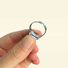 Carica l'immagine nel visualizzatore di Gallery, Anello TURCHESE CHIARO in fibra di Fico d'India