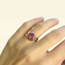 Carica l'immagine nel visualizzatore di Gallery, Anello MALVA in fibra di Fico d'India