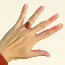 Carica l'immagine nel visualizzatore di Gallery, Anello ARANCIO in fibra di Fico d'India