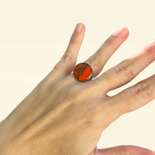 Carica l'immagine nel visualizzatore di Gallery, Anello ARANCIO in fibra di Fico d'India