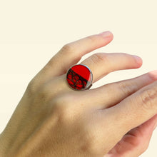 Carica l'immagine nel visualizzatore di Gallery, Anello ROSSO in fibra di Fico d'India