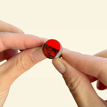 Carica l'immagine nel visualizzatore di Gallery, Anello ROSSO in fibra di Fico d'India